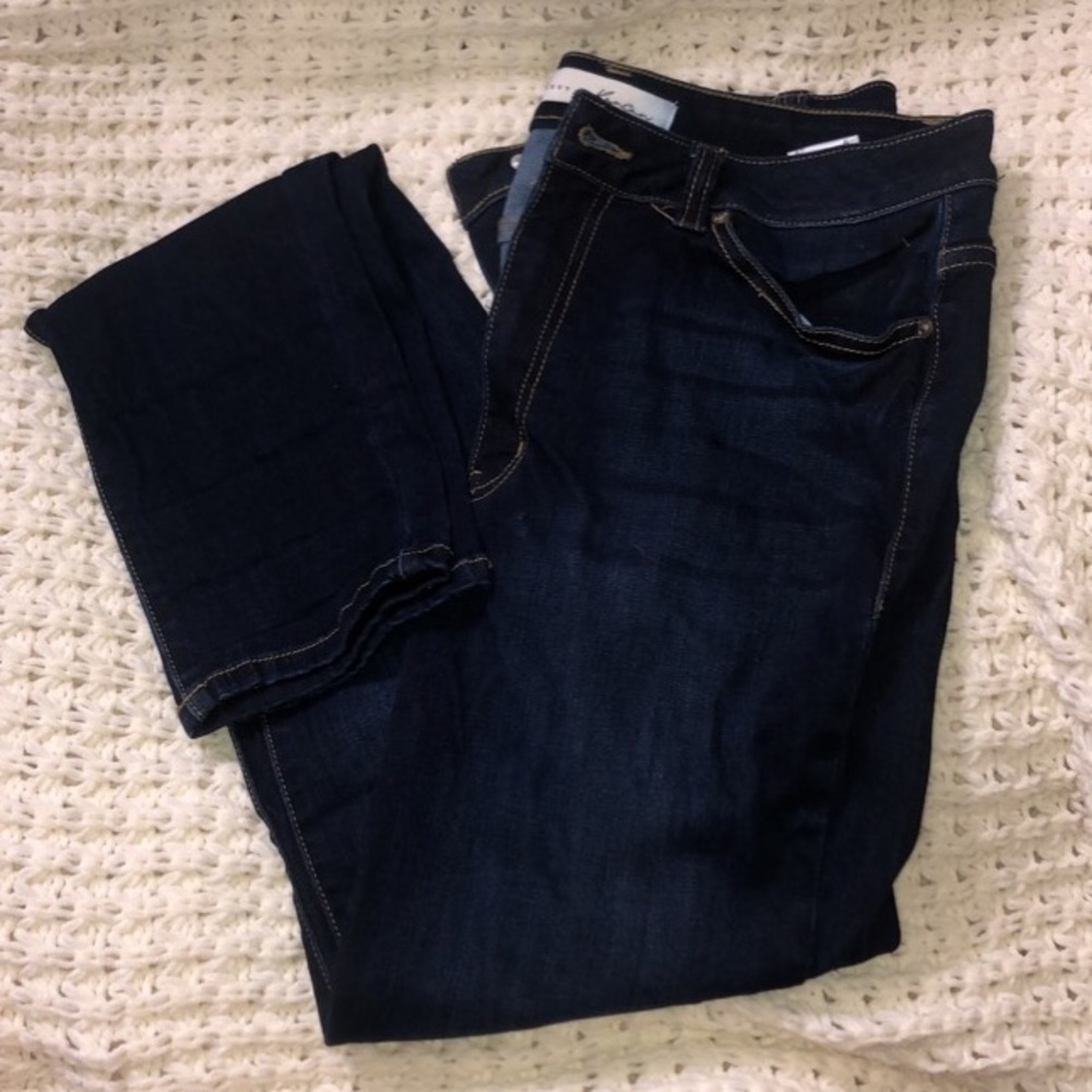 Non-distressed KanCan Jeans Skinny Curvy High Waist size 9/28 Dark Wash